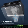thumbnail image 4 of Joeaonz 30-Inch Stainless Steel Wall Mount Range Hood with 3-Speed Exhaust Filter, 4 of 9