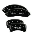 thumbnail image 2 of MGP 4 Caliper Covers Engraved Front Acura Engraved Rear NSX Black finish silver ch, 2 of 6