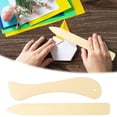 thumbnail image 3 of COM1950s Paper Creaser and Scoring Tool Set, 5-Piece Diy Craft Tool for Paper Folding, Bookbinding, and Leather Burnishing, Ergonomic Plastic Handle for Precise Crafting Projects, 3 of 7