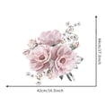 thumbnail image 5 of Splihome Removable Peony Flower Diy Pvc Wall Sticker Home Decal Mural Room Decor Diy, 5 of 9