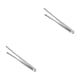 thumbnail image 2 of Matsuzay Pinzas para barbacoa de acero inoxidable, pinzas de varios tamaños para pan, bistec, utensilios de cocina ligeros, utensilios para hornear, Largo 2piezas Matsuzay CBP069288, 2 of 5