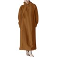 thumbnail image 1 of cfhntfmh Robes Grande Taille pour Femmes à Manches Longues Chandails à Capuchon Doux Robe Chandail Chaude en Molleton Fluide Longue Robe Maxi, 1 of 7