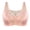 Pink, variant on Women's Silicone Breast Prosthesis Bra Wire-Free Lace Design Thin Shaping Cups Comfortable Plus Size Underwear For Daily Wear Red 95A