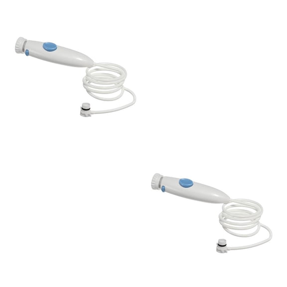 Eigraketly Electric Water Jet Flosser Tube Handle Plastic Irrigator Handles Ergonomic Replacement Parts Replacing for Waterpik WP-100 Ultra 11.5*2.4 cm 2Conjunto