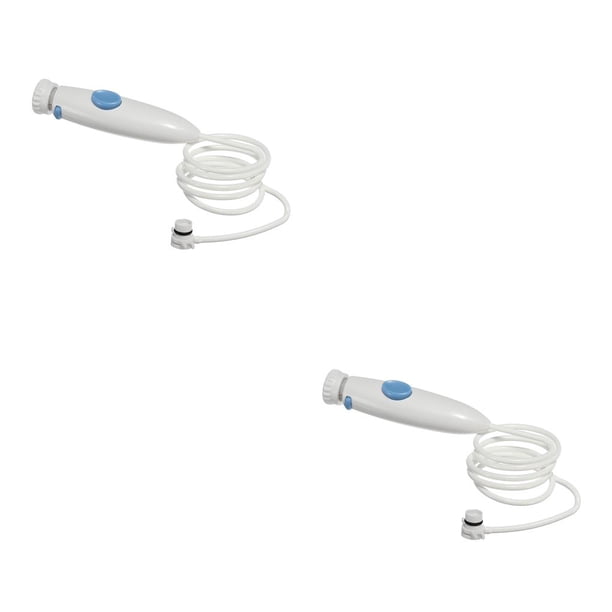 Eigraketly Electric Water Jet Flosser Tube Handle Plastic Irrigator Handles Ergonomic Replacement Parts Replacing for Waterpik WP-100 Ultra 11.5*2.4 cm 2Conjunto