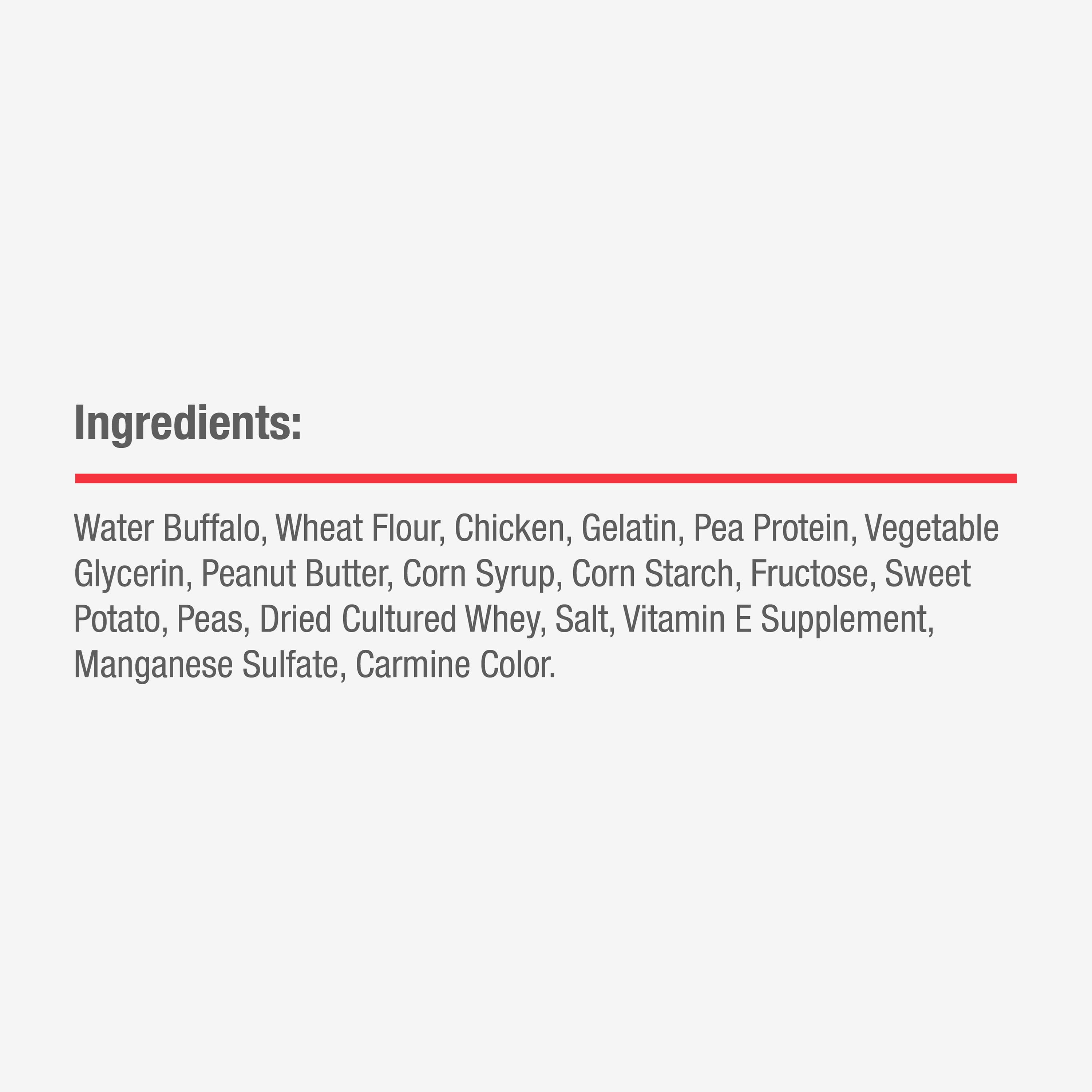 DreamBone High Protein Rolls for Dogs, Rawhide-Free Chews with Water Buffalo and Chicken, 10 Count