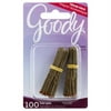 Goody Hair Pins, Brown, 100 Count