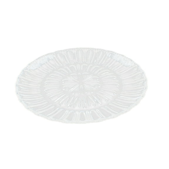 PAMINGONO Transparent Square Acrylic Plate for Entertaining Dessert Platter 1Pcs