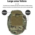 thumbnail image 3 of ABCISI Tactical Airsoft Helmet Cover with Counterweight Bag for MICH 2000 Ver2/ACH Helmet, Designed with Large Velcro Patches in Multiple Locations, Without  Helmet, Green Camouflage, 3 of 7