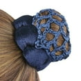 thumbnail image 6 of New Dance Skating Lace Velet Edge Hair Nets Bun Cover Ballet Crochet Snood Updo Styling Tool COFFEE, 6 of 8
