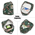 thumbnail image 5 of Quilted Backpack Fashion Backpack 10.23*5.11*12.59 Inch Women's Fashion Backpack Picnic Shopping Travel Out Sports backpack Christmas Elements, 5 of 7