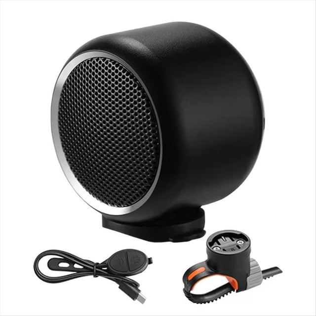 Altavoz Portátil para Motocicleta, Pequeño Altavoz Inalámbrico para Viajes, Resistente Al Agua, Estéreo para Ciclismo, Sonido Potente, Color Negro.