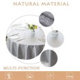 thumbnail image 3 of Waterproof vinyl tablecloth, round heavy duty tablecloth, kitchen and dining room wipeable tablecloth, 3 of 5