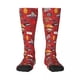 thumbnail image 2 of Calcetines de baloncesto transpirables para mujer, hombre y mujer, de colores vivos, para otoño e invierno, solo en casa, 2 of 5