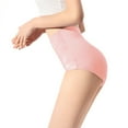 thumbnail image 3 of 4Pcs Women's Solid Color Panties Soft Briefs Stretch High Waist Breathable Underwear, 3 of 10