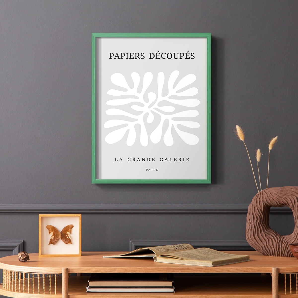 Matisse CCCLXXXVIII in Green Solid Wood 8 x 10 Framed Print