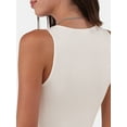 thumbnail image 2 of No Boundaries Sleeveless Square Neck Bodysuit, Women's and Women's Plus, 2 of 5