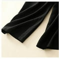 thumbnail image 6 of Outfmvch Gauze Pants Flowy Wide Leg Drawstring High Waist Drawstring Pants Women Wide Leg Linen Pants Beach Pants for Women Trousers with Pockets High Waisted Linen Pants Women Black M-3XL, 6 of 6