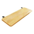thumbnail image 4 of Luzkey Desk Board Keyboard Tray Easy to Install Multifunctional Home Office Clamp on Sturdy Support Wrist Support Arm Rest Expansion Wood Color, 4 of 8