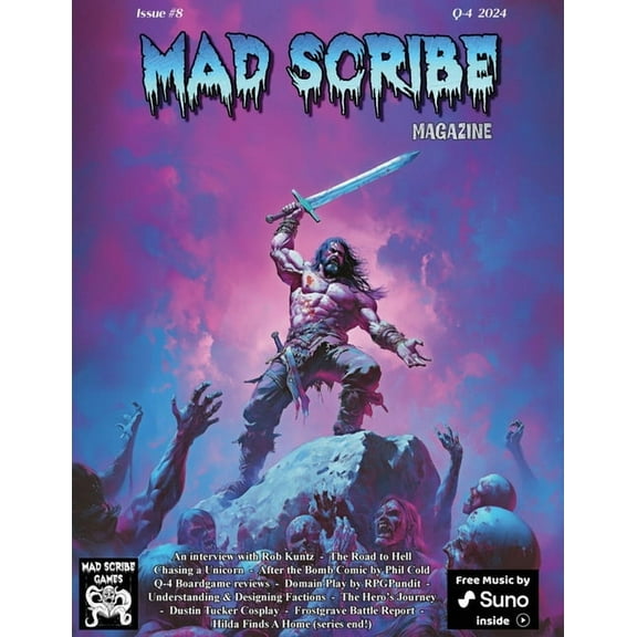 Mad Scribe Magazine Issue #8, (Paperback)