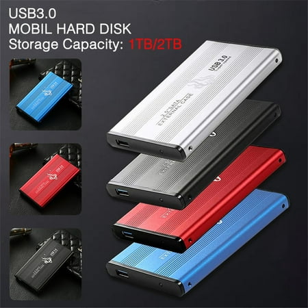 2.5'' USB 3.0 2TB 1TB External Hard Drive Disk HDD Fit For PC Laptop
