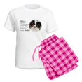 thumbnail image 5 of CafePress - Papillon Gifts Women's Light Pajamas - Women's Short Sleeve Print T-Shirt and Pants Light Cotton Pajama Set, 5 of 7