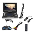thumbnail image 2 of 7.8 Inch Portable HD TV Home Car DVD Player VCD CD MP3 DVD Player USB SD Cards RCA TV Portatil Cable Game 16:9 ,Swivel Screen, 2 of 5