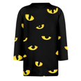 thumbnail image 3 of Halloween Shirts for Women Plus Size Funny 3/4 Sleeve Tops Horror Halloween Printed T Shirts Spooky Round Neck Pullover Holiday Three Quarter Length Blouses, 3XL, 3 of 3
