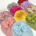 thumbnail image 3 of Yoyauz Newborn Girl Hat Cotton And Iinen Hat Baby Big Bow Hat Baby, 3 of 4