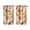 Colorful Flowers, variant on Vintage Butterflies and Purple Hydrangeas Tier Kitchen Curtains for Bathroom Living Rod Pocket Window Drapes 28"x39" 2 Panels Window Treatment Tiers