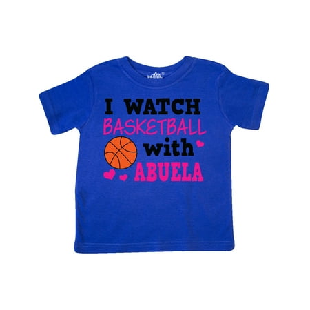 

Inktastic I Watch Basketball with Abuela Gift Toddler Toddler Girl T-Shirt
