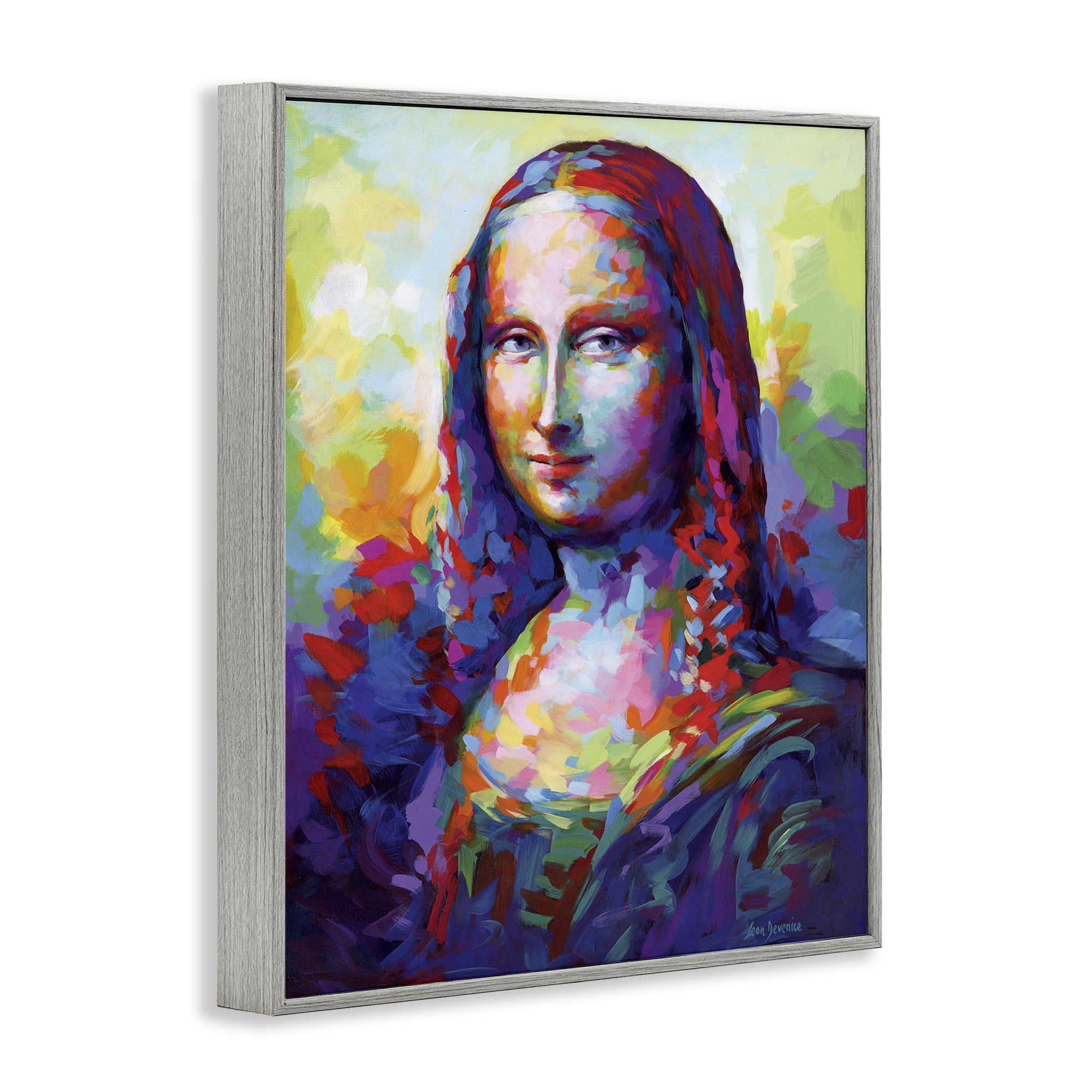 Stupell Industries Abstract Classic Painting Novelty Painting Gray Framed Art Print Wall Art, 11 x 14