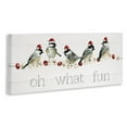 thumbnail image 3 of Stupell Industries Oh What Fun Holiday Birds Canvas Wall Art, design by Livi Finn, 20 x 48, 3 of 7
