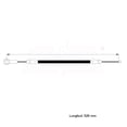 thumbnail image 2 of Cable Chicote Liberador De Cofre Compatible Con Dodge I10 1.1L 2011 2012 2013 2014 Seguro CAHSA Cable Chicote Acelerador, 2 of 6
