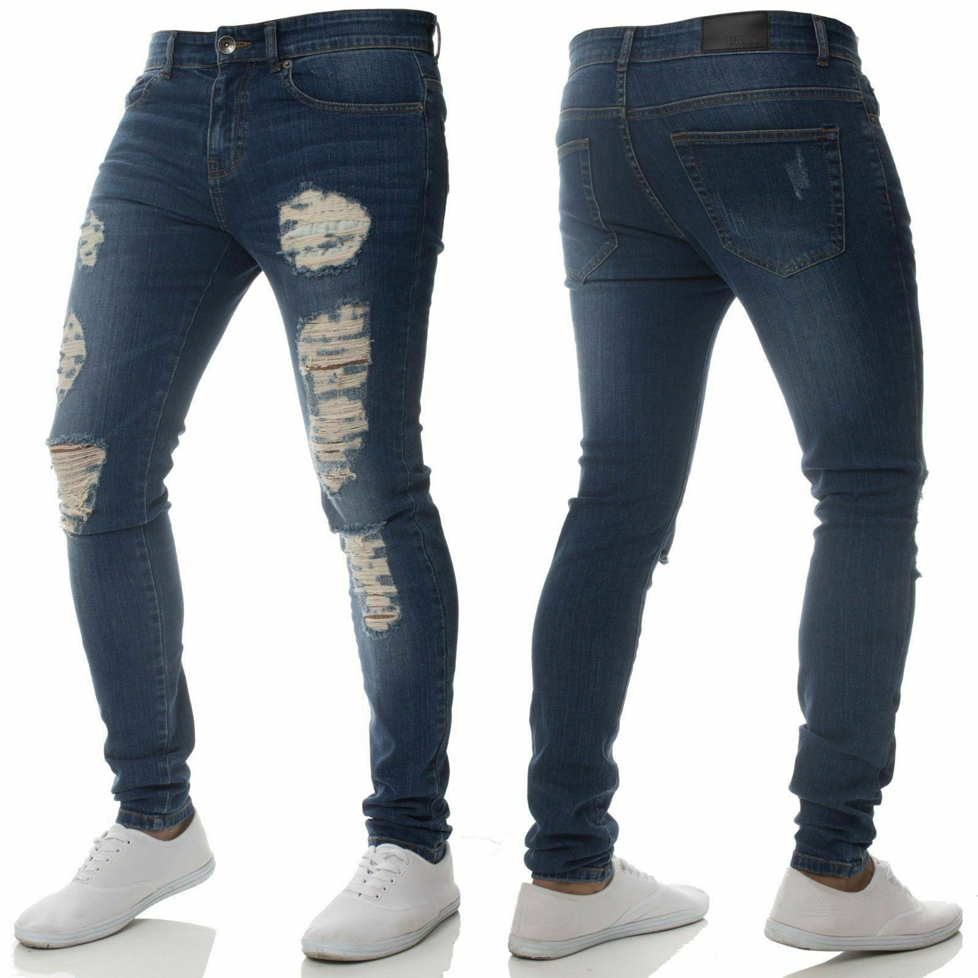 skinny jeans with rips mens