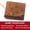 Brown Name, variant on Personalized Name Gift Short Men Wallets Classic Coin Pocket Small Wallet Card Holder Frosted Leather Men Purses Free Engrave