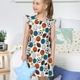 thumbnail image 4 of Balery Color Balls Camisón de princesa para niñas, pijama de algodón con mangas abullonadas, suave y bonito.-XX-Large, 4 of 6