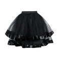 thumbnail image 3 of Skirts for Women Carnival Dance Party Holiday Party Tutu Ballet Casual Comfortable Womens Skirt Black, 3 of 4