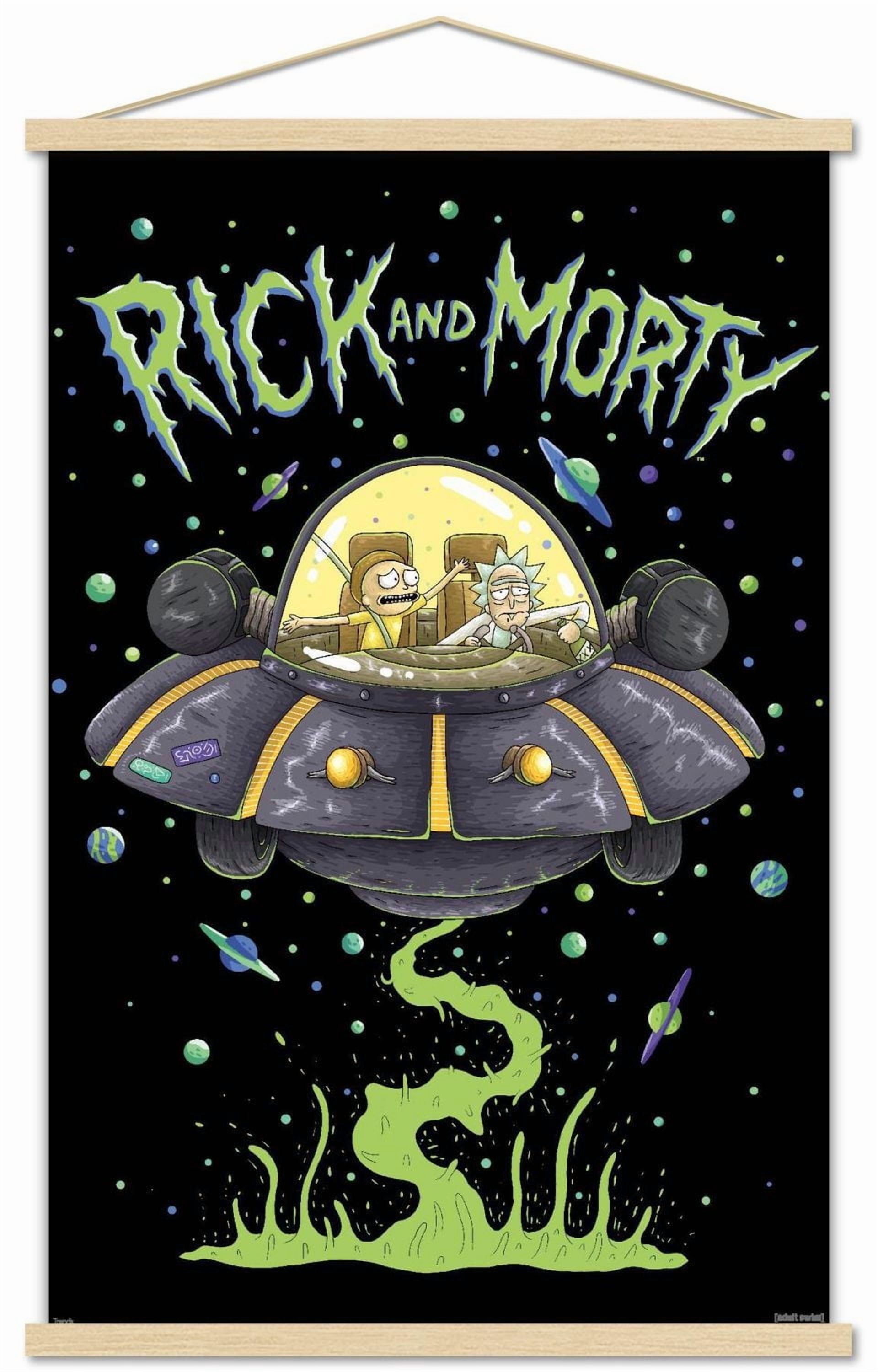 Rick And Morty - Ship Wall Poster, 22.375" x 34"
