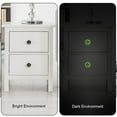 thumbnail image 3 of Collie Fluorescent Drawer Pulls with Screws: Round Knobs, 4-Pack, Glow-in-the-Dark, Suitable for Cabinets, Wardrobes, Dressers - Furniture Decor, 3 of 6
