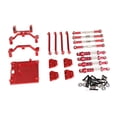 thumbnail image 2 of arctrm Kit de Pièces de Voiture RC 1/12 Support de Servo Alliage d'Aluminium Pièce de Réparation Remplacement Tige Rouge, 2 of 10