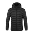 thumbnail image 1 of Chaqueta térmica para mujer, abrigo cálido con capucha a la moda para senderismo, camping y pesca Negro, 1 of 8