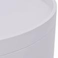 thumbnail image 5 of vidaXL Modern with Serving Tray and Accent Sofa Other Round End Table, White, 5 of 19