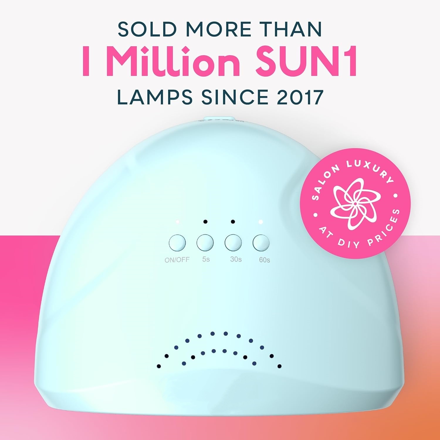 Nail Dryer, UV Light for Gel Nail Polish Professional UV LED Lamp with 3 Timer Settings Art Tools Auto Sensor SUNone Blue