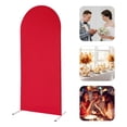 thumbnail image 6 of 1.8m Modern Arch Stand & Background Decoration Cover Stand Birthday Arch Frame Set Red, 6 of 23