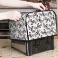 thumbnail image 7 of Balery Bird Pattern Oven Cover Kitchen Bread Machine Protector, 4 Slice Toaster Cover for Home, Anti Dust Fingerprint Coaster Cover, 7 of 7
