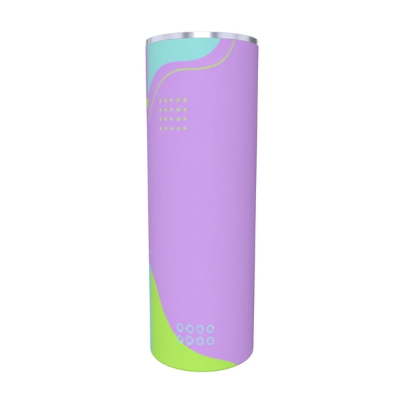 20oz Tumbler with Handle Pastel Abstract Gradient Travel Cup Stainless Steel Insulated Car Cup Coffee Cup Gift with Straw