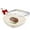 Creamy White, variant on Koch Systeme CS 9.5 inch Nonstick Frying Pan with Lid, Square Omelet Pans, Compatible with All Stovetops, Black