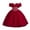C#Wine6814, variant on CAIVO One Shoulder Children Dress Strap Princess Dress Girl Flower Festival Dress Party Dress O-Neck Trendy Toddler Daily Wear