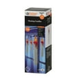 thumbnail image 4 of White Hanging Candles w/ Orange Flickering LED Bulb - 4 Count - 7 inches, 4 of 4